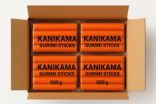 Kanikama(Surimi Maki Sticks) 18cm Box - (10 x 1kg)