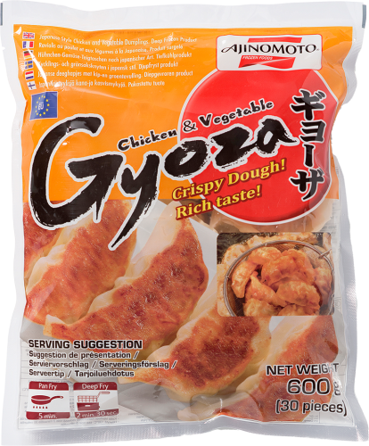 Ajinomoto Gyoza kip zak (600 g/30 stukken)